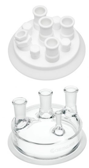 כיפות טפלון וזכוכית - PTFE and glass lids